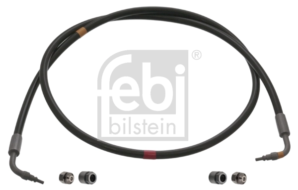 Hose Line, driver cab tilting device